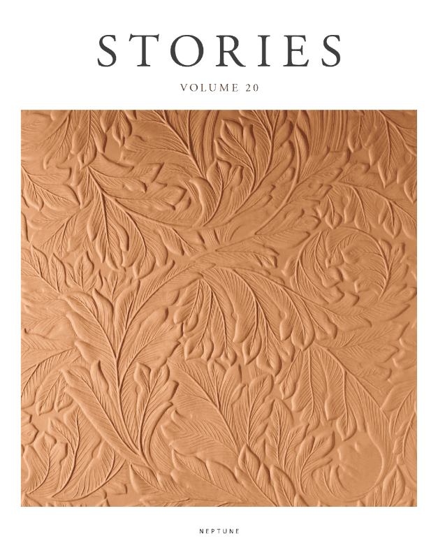 Front Cover Neptune Stories, Sep 24 featuring Lincrusta x Morris & Co. Wallcovering Acanthus